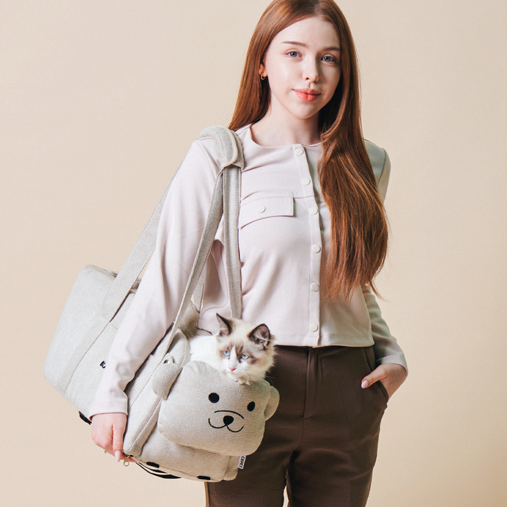 블랙펫 하운디아 강아지 콘솔 카시트 강아지 캐리어 애견 이동가방 펫시트 산책가방 고양이 이미지 8