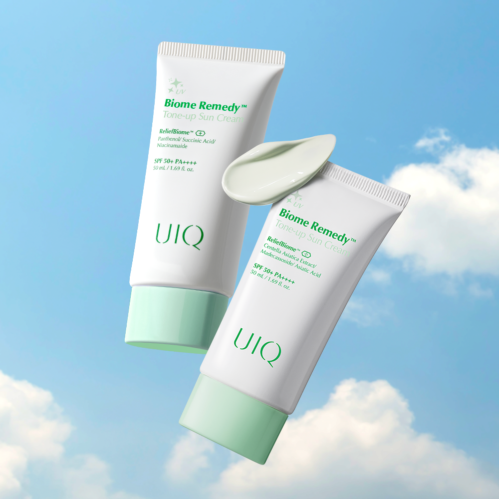 [더블] 유이크 바이옴 레미디 톤업 선크림(그린) 50ml x 2개 - 상품 이미지
