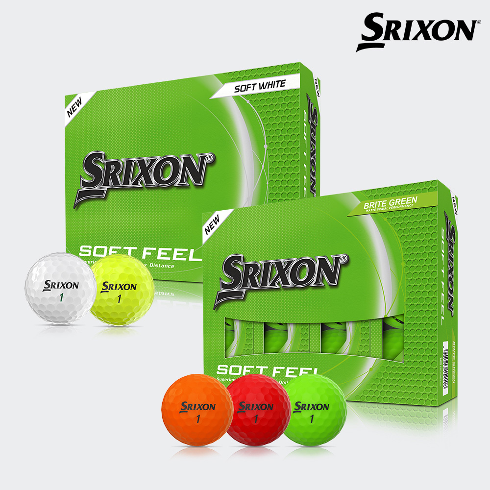 던롭코리아 25년 신상품 스릭슨 소프트 필 14 골프공