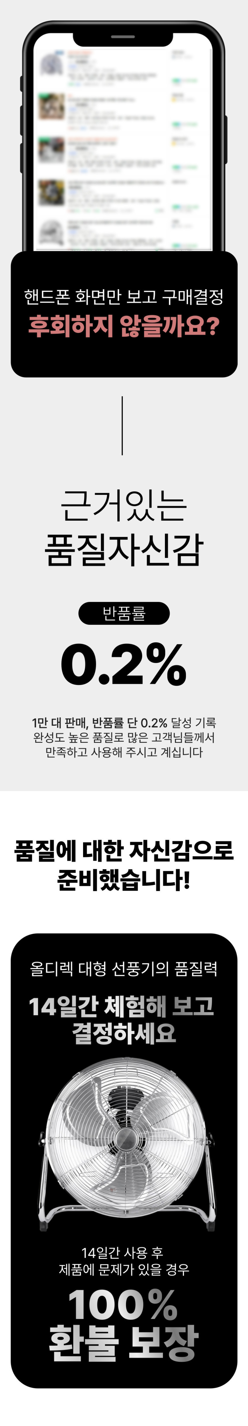 공업용 대형 선풍기 낮은 앉은뱅이 선풍기 산업용 써큘레이터 50cm(20인치) 판매처 상세 정보 이미지 1
