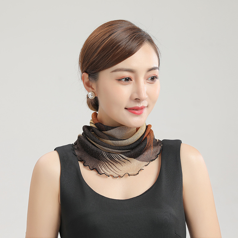 베러댄 넥스카프 여름용 쿨 목스카프 자외선차단 귀걸이형 목주름커버 이미지 8