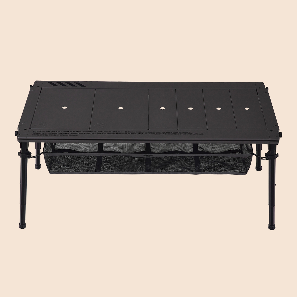 카고컨테이너 컴포트 IGT 테이블 접이식 4유닛, 그레이