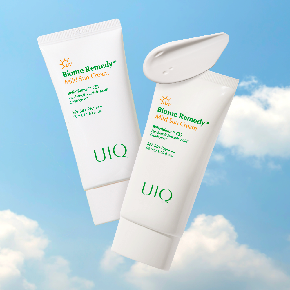 [2개세트] 유이크 레미디 마일드 선크림 SPF50 무기자차 백탁없는