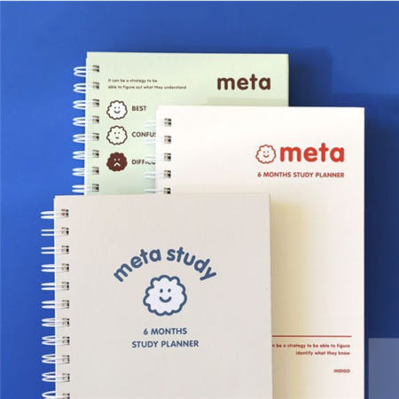 우노상점 혼자공부 메타 스터디 플래너 (6개월용) 위클리플래너
