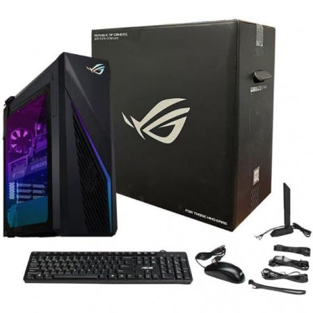 ASUS [해외]ASUS ROG Strix G16CHR 게이밍 PC 데스크톱, 인텔 코어 i7 14700KF 2.5GHz, 엔비디아 지포스 RTX 4070 슈퍼 듀얼 12GB GDDR6X,