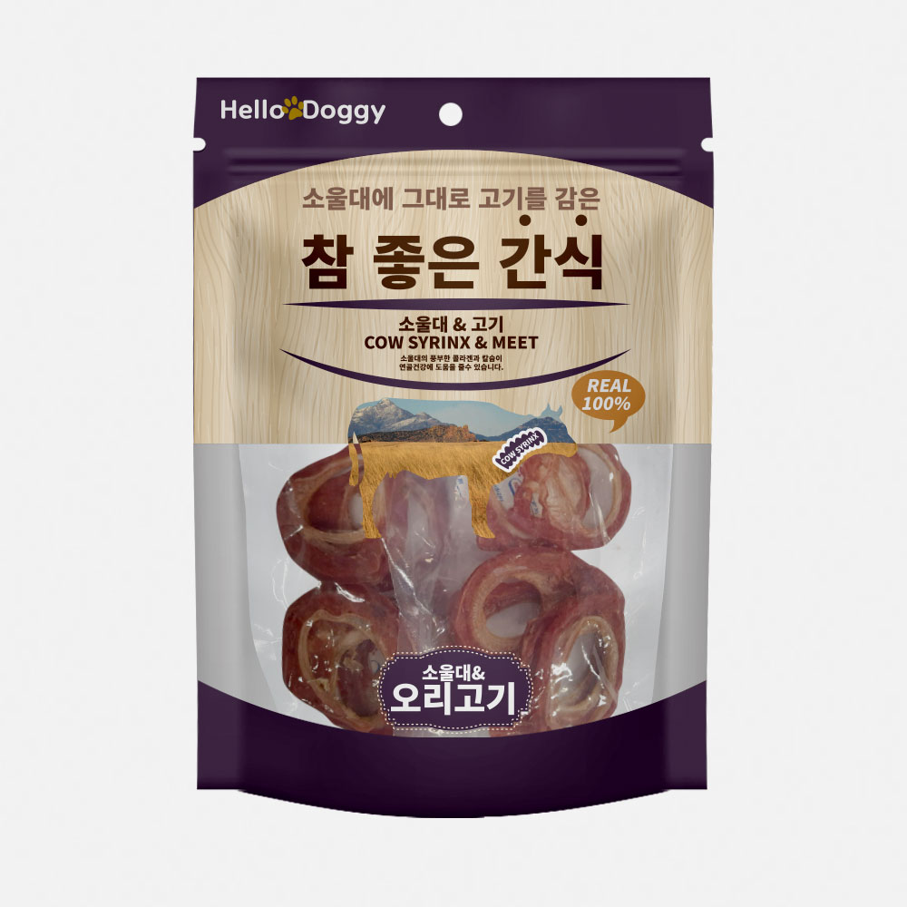 헬로도기 참좋은간식 스트레스 해소 소울대 닭고기 80g - 상세 이미지 5