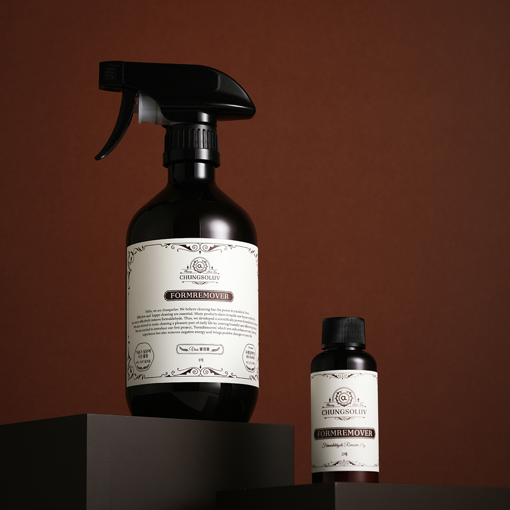 청소럽 포름리무버 20평대 새집증후군 편백수 스프레이 베이크아웃 포름알데히드 제거 4개