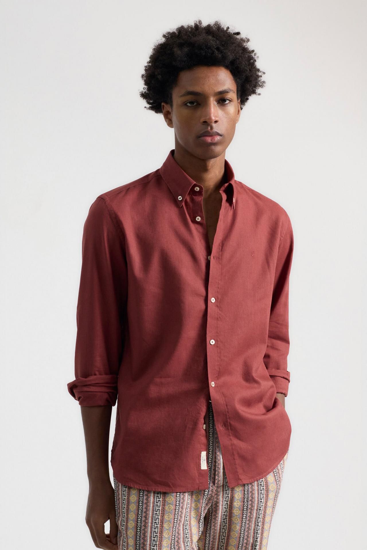 푸로에고 린넨 셔츠 6740956 ROJO