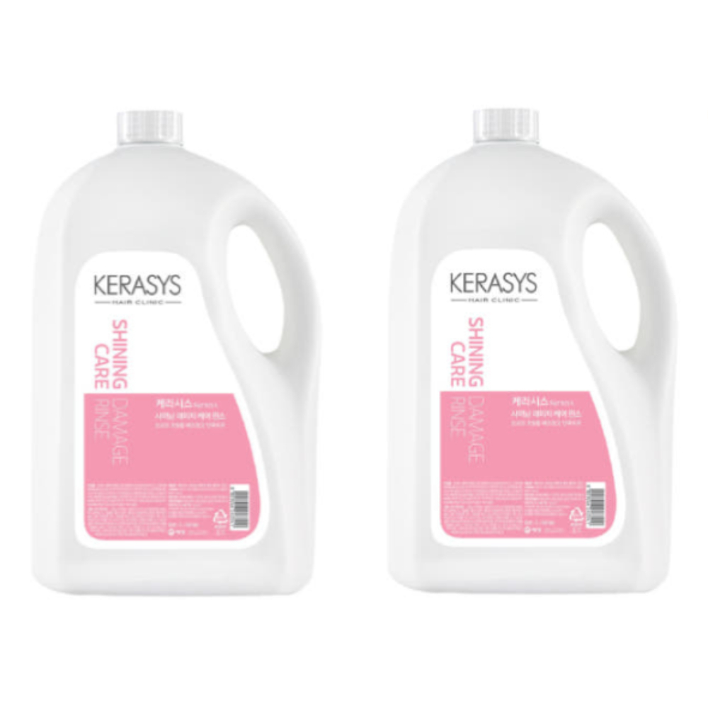 케라시스 샤이닝 데미지 린스 염색모 대용량 4L X2개 : 이리와코리아