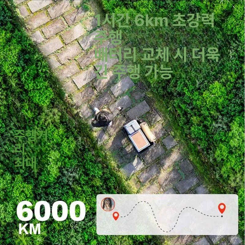 전동웨건 전동 카트 핸드카 주행 수레 트롤리 캠핑카 3km 주행 : 더다선컴퍼니