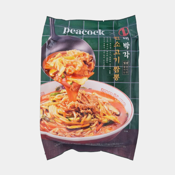 피코크 대박각 찐소고기짬뽕 1.28kg 1개 : 다온이네마켓