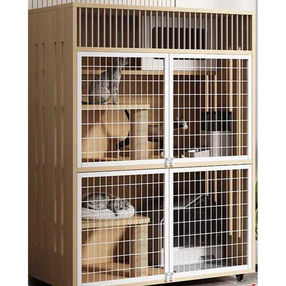 고양이 격리장 대형 집 사육장 애완동물 호텔 케이지 157x110 - 상품 이미지