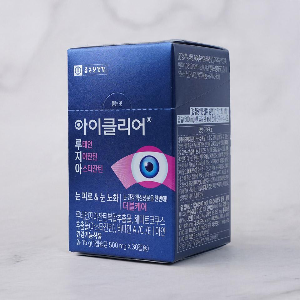 메가마트 아이클리어 루테인자아잔틴아스타잔틴 500mg x 30캡슐 - 상세 이미지 2