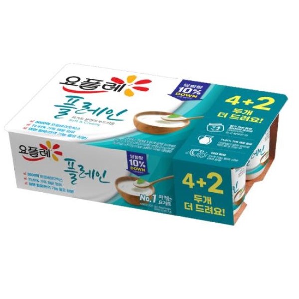 빙그레 요플레 플레인 요거트 85ml, 30개 - 상세 이미지 2