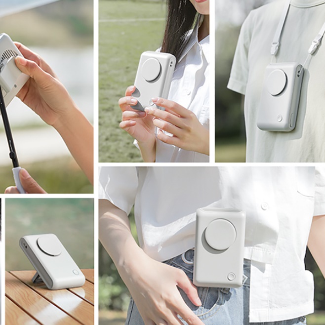 걸이형 선풍기 휴대용 허리 선풍기 벨트 바디 선풍기 목 에어컨