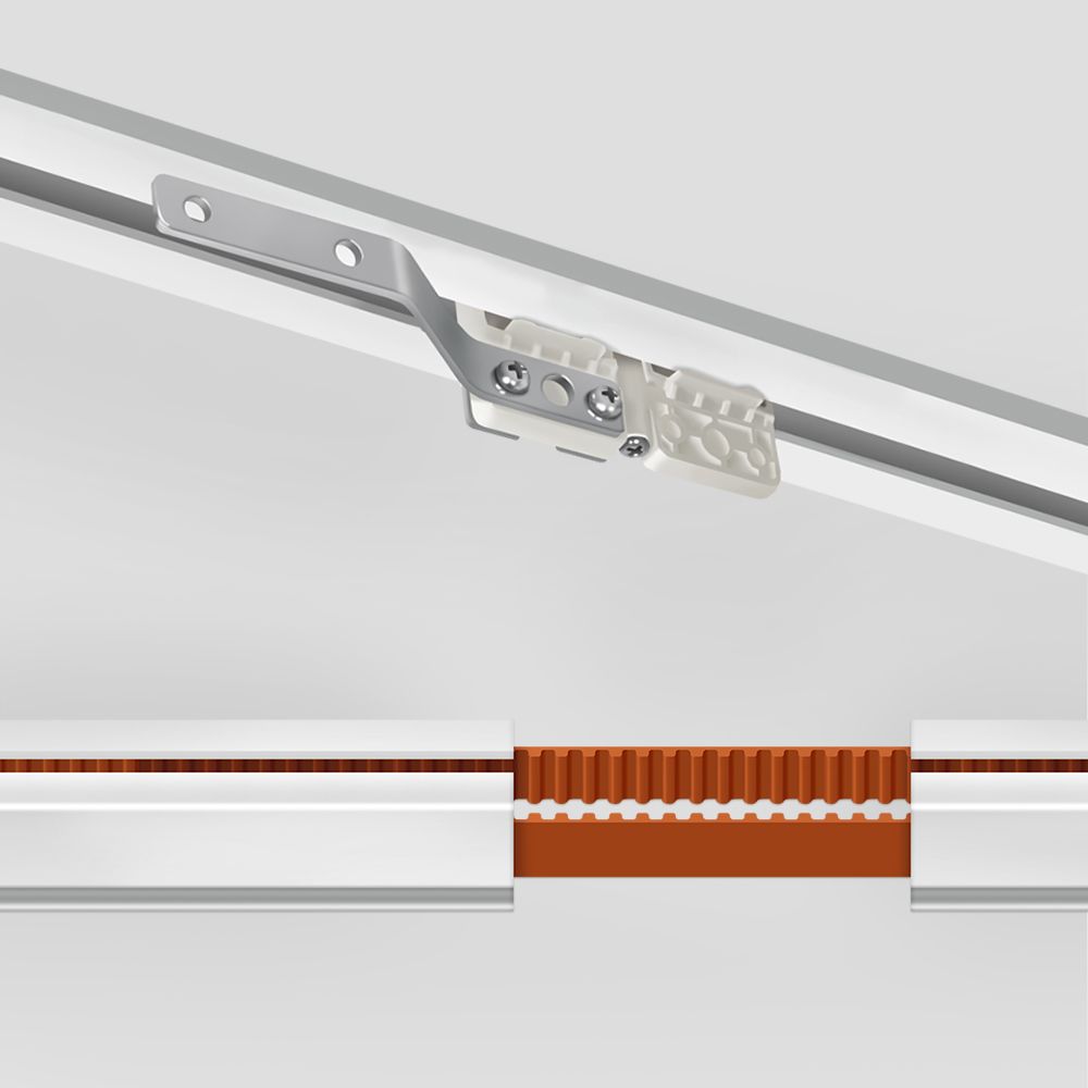 창안애 자동 전동 커텐 일반형 맞춤 커튼레일 1~200 한쪽열림