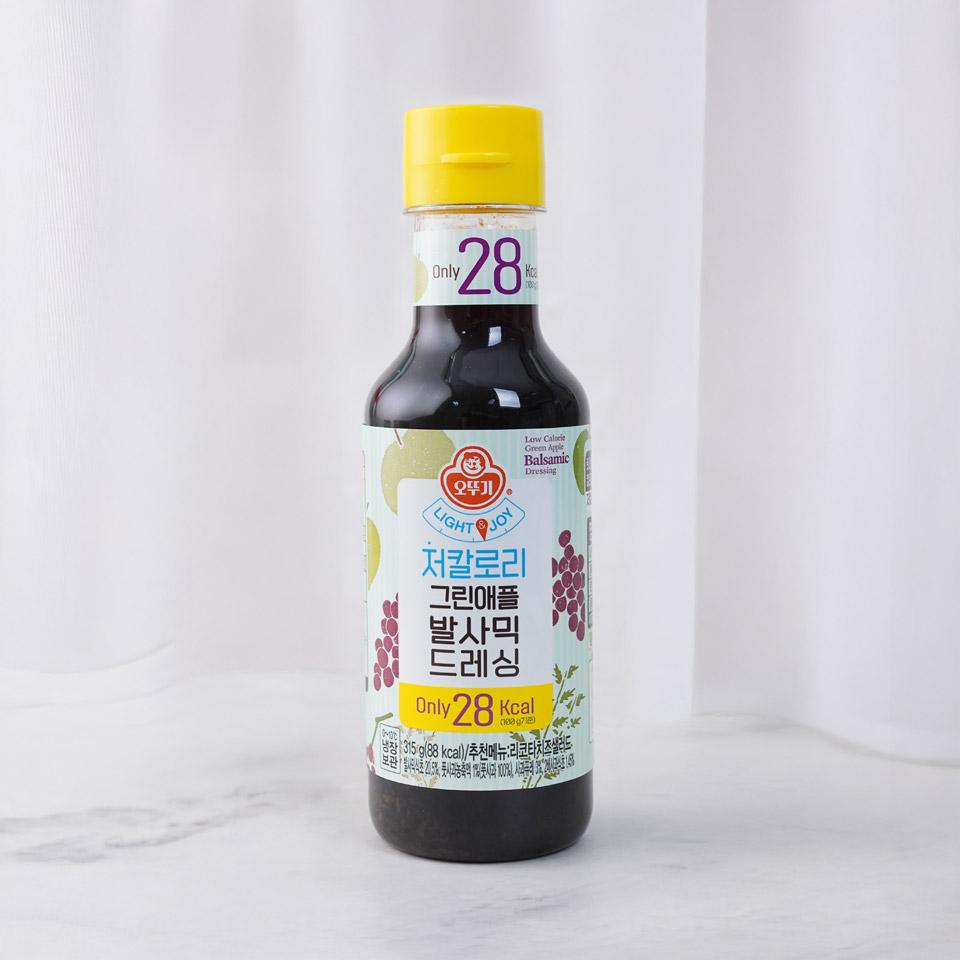 메가마트 오뚜기 그린애플 발사믹 저칼로리 드레싱 315G - 메인 이미지