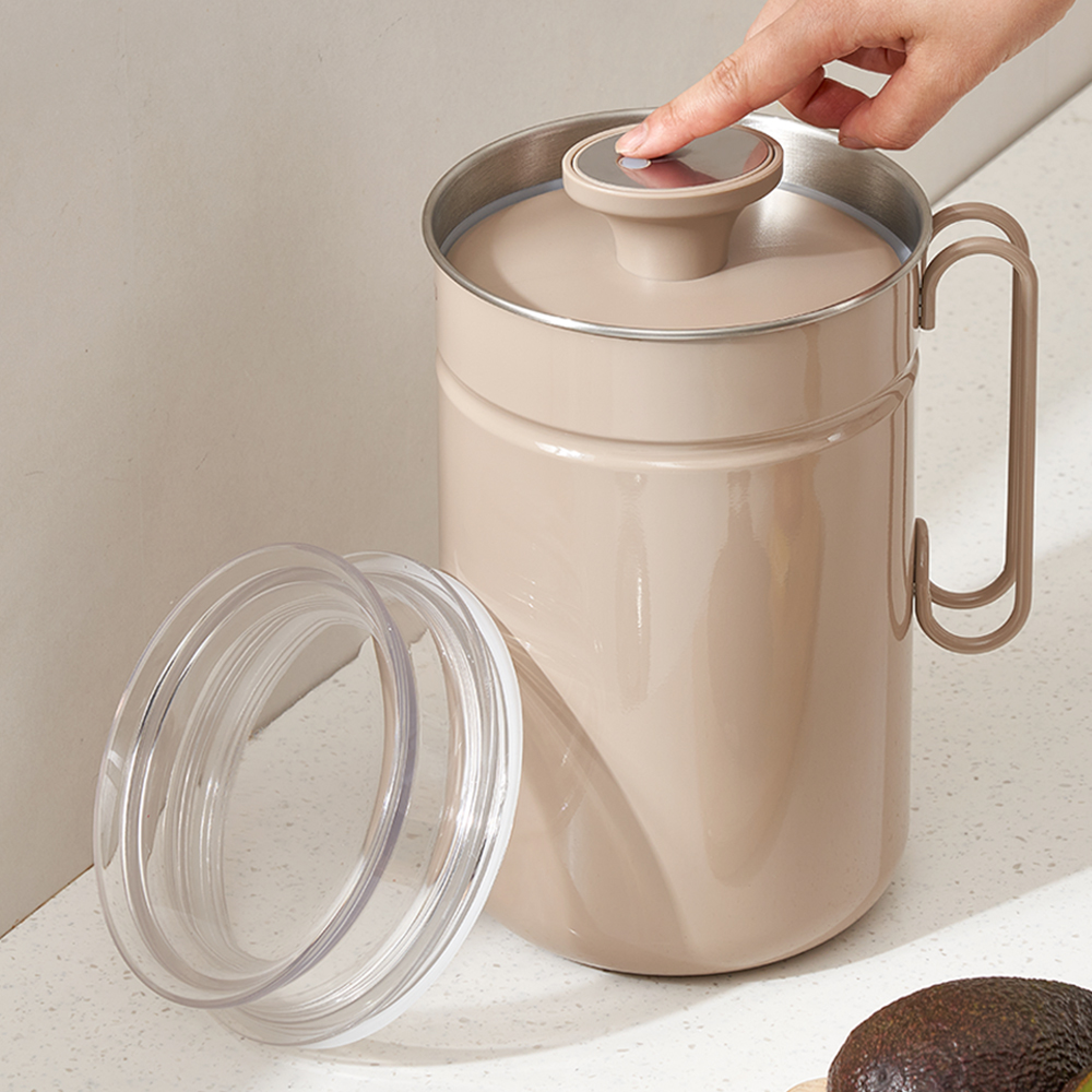 이중 냄새 차단 진공 음식물 쓰레기통 2.8L - 상세 이미지 4