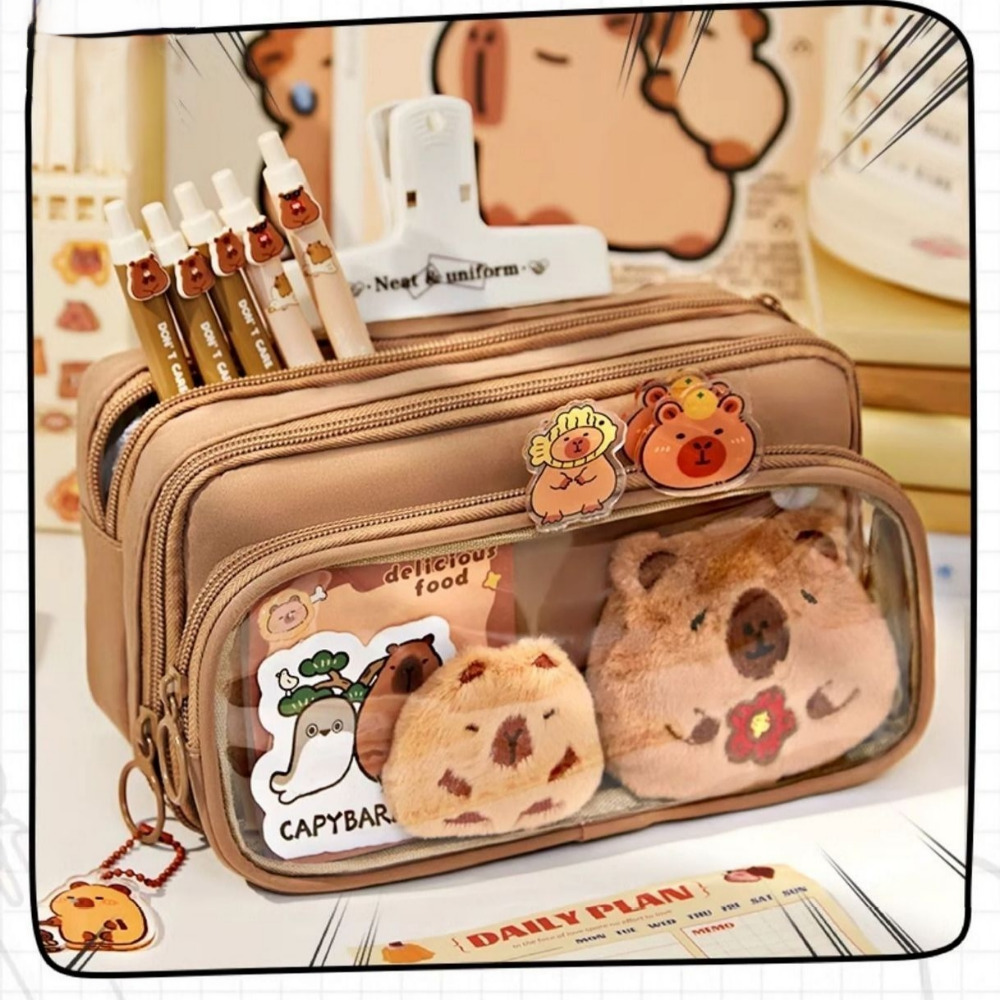 빌리네집 카피바라 필통 파우치 DIY 필꾸 이미지 2