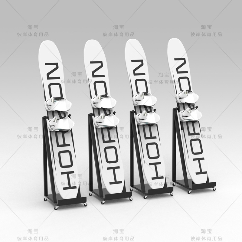 스노우보드 거치대 전시대 받침대 스탠드 보관랙 발패드 검정색(4개) - 상세 이미지 3
