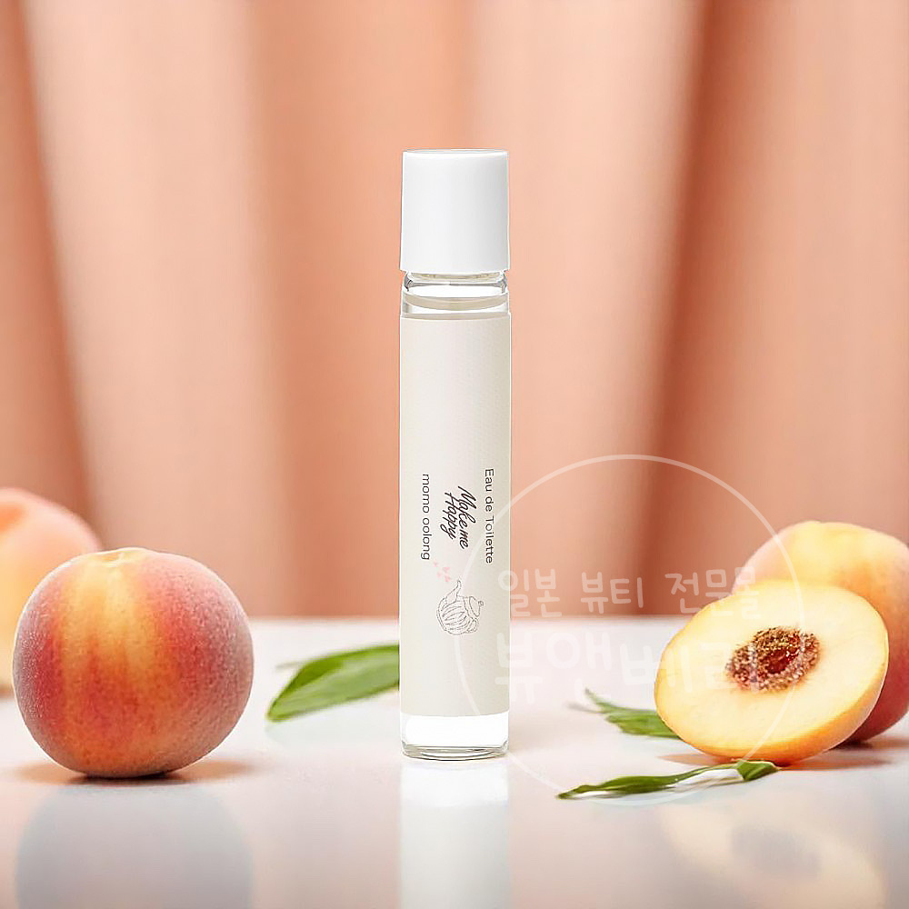캔메이크 메이크미 해피 오드 뚜왈렛 일본 롤온 향수 모모우롱, 8ml, 1개 - 상품 이미지