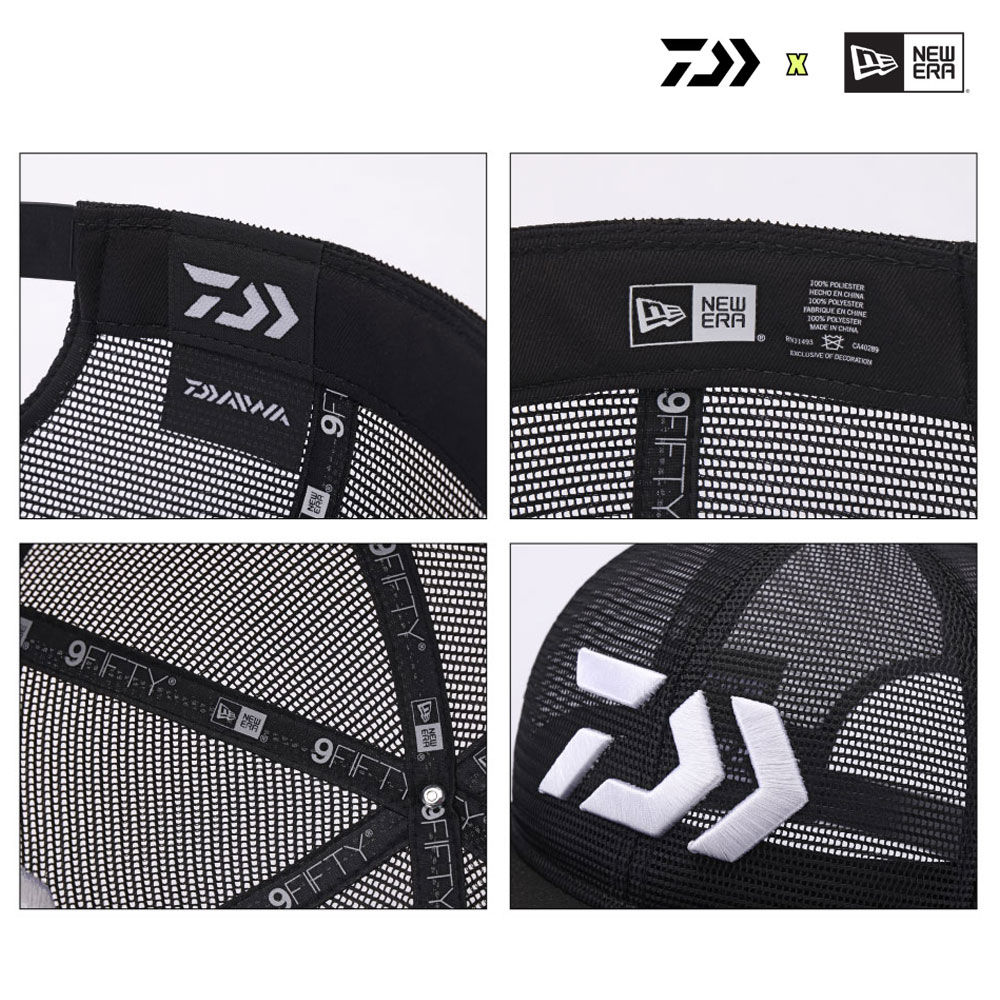 다이와 25SS 스냅백 DC-6445NK 로고 자수 풀메쉬 뉴에라 콜라보 - 상세 이미지 5