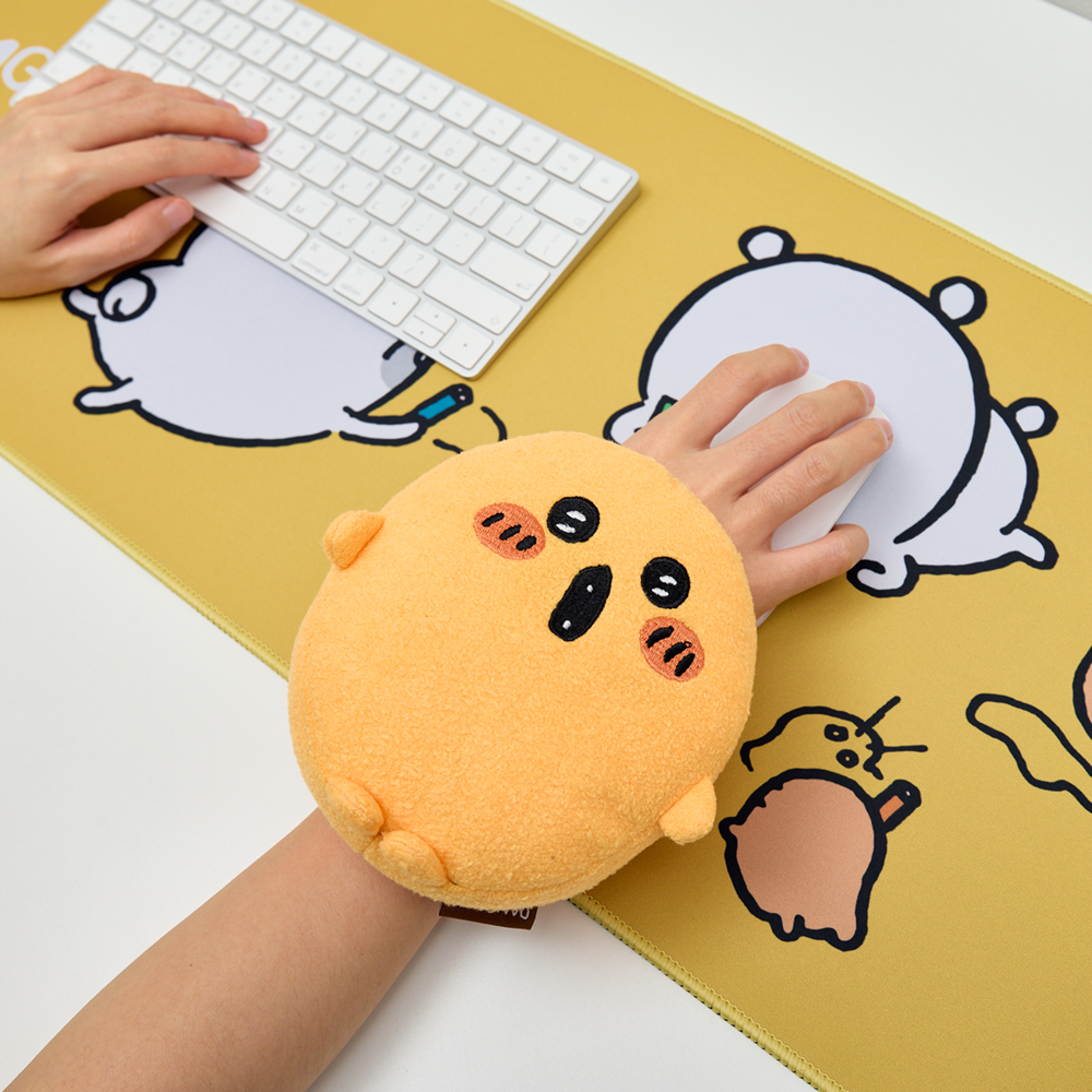 담곰이 미니 손목 쿠션 밴딩 침담곰 봉제 모찌 농담곰 캐릭터 굿즈 - 상세 이미지 5