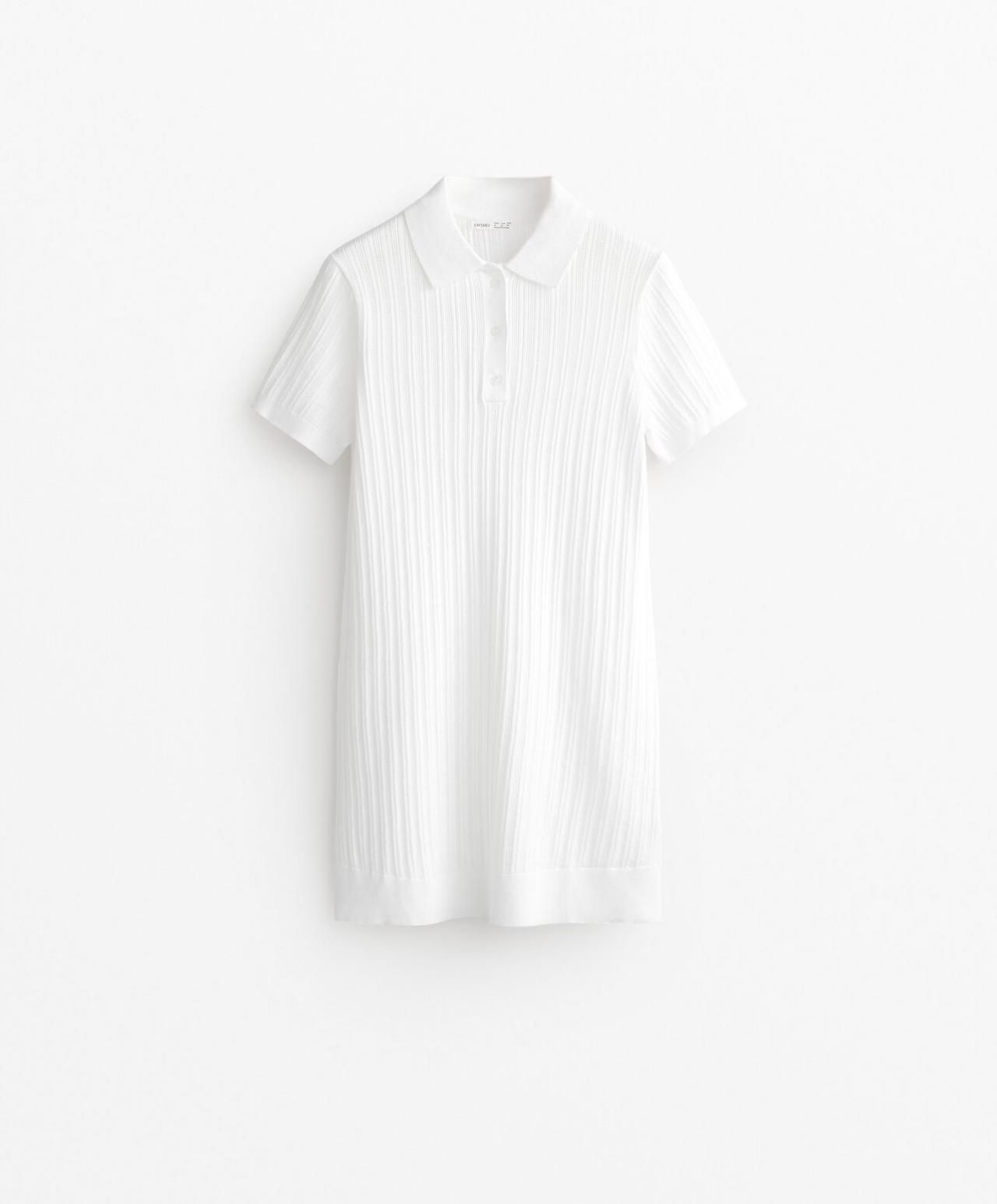 오이쇼 포인텔 니트 원피스 3158/120 WHITE