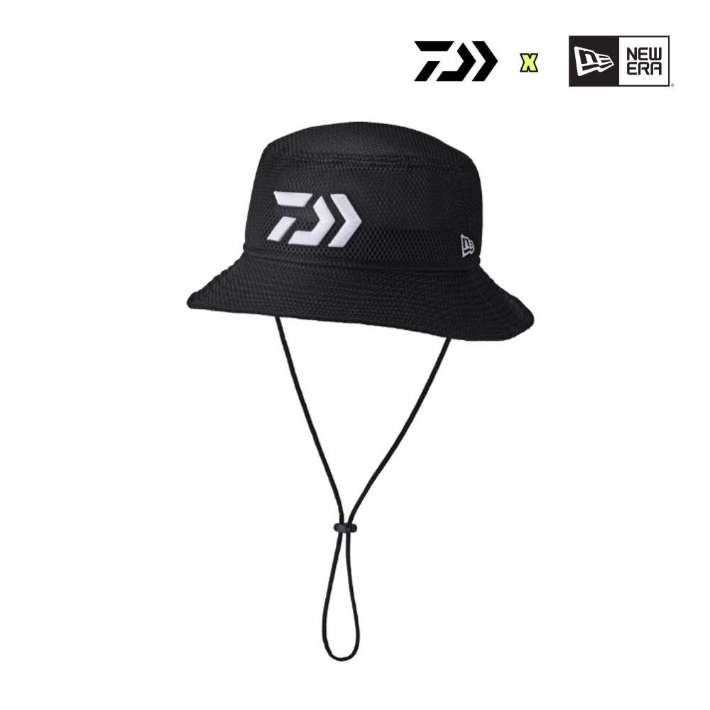 다이와 25SS 벙거지 DC-6015NK 풀메쉬 버킷햇 뉴에라 콜라보 블랙 L-XL (611360) - 상세 이미지 2