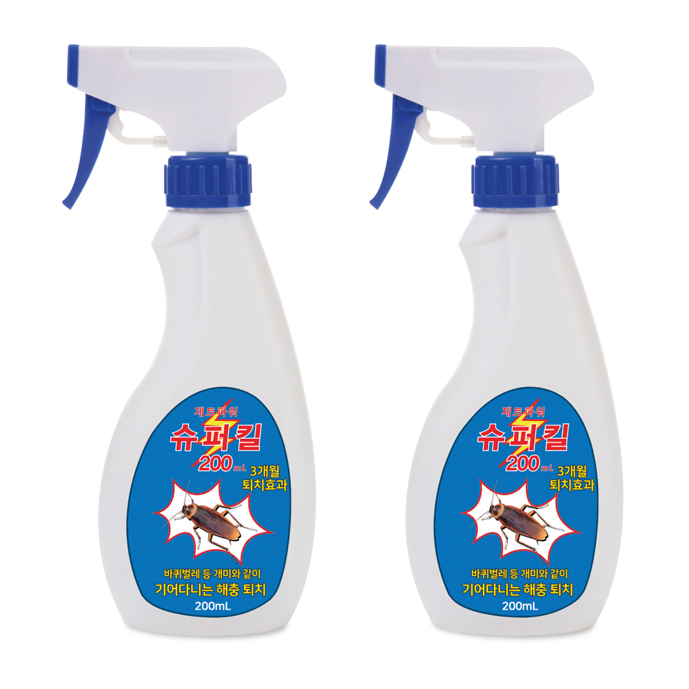 제트파워 슈퍼킬 200ml, 바퀴벌레 퇴치, 해충 퇴치, 여름 벌레, 벌레 없는 세상