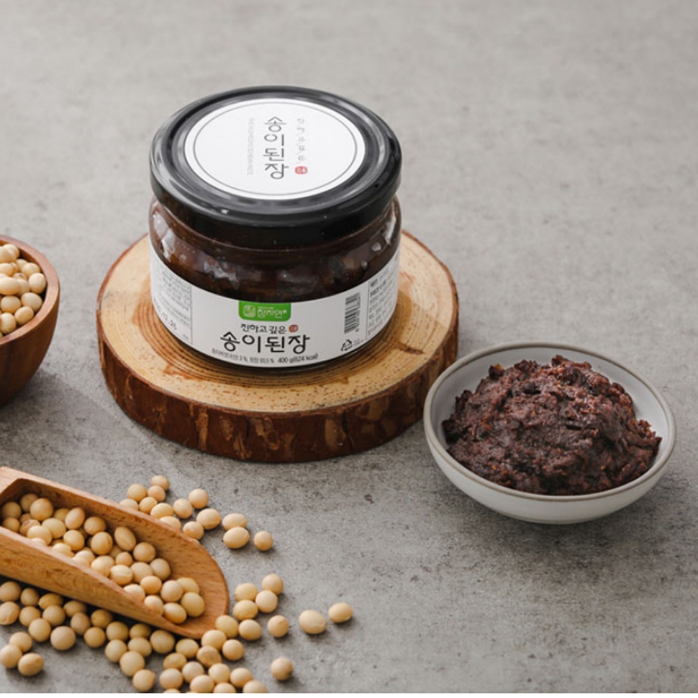 맛있는 전통 된장 선물 세트 고급 국산 송이버섯 함유 선물용 유리병 답례품 2개입 이미지 6