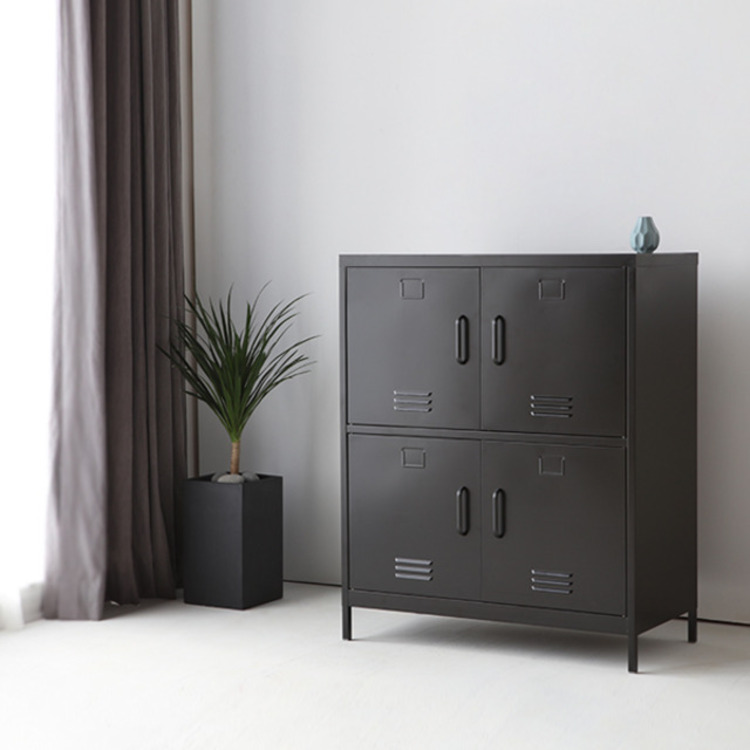 MKB 캐비넷 4문 수납장 9131110 913x455x1110mm, 2단, 다크그레이 9085.4671 이미지 6