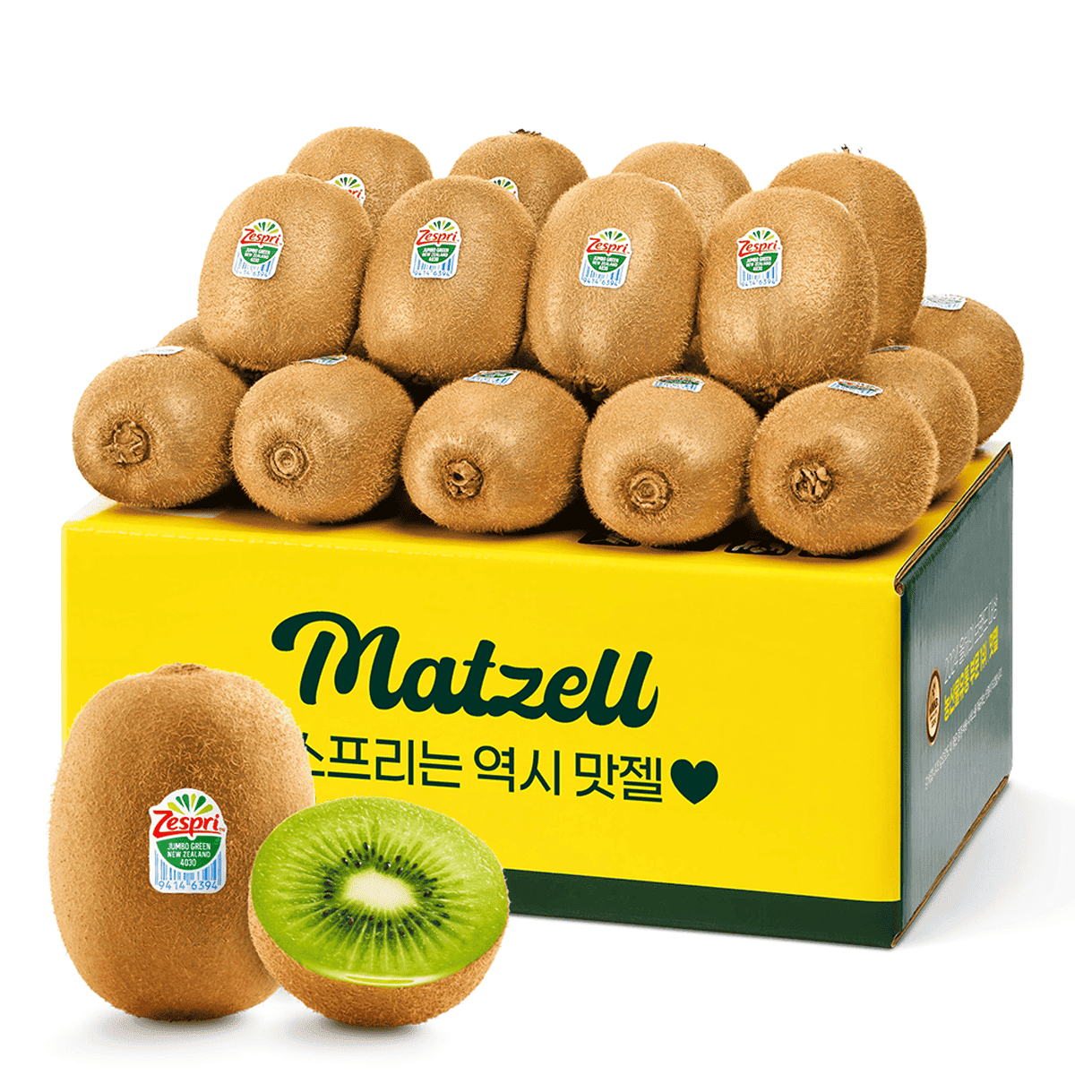 (m)제스프리 점보 그린키위  21입 (개당 155g내외 3.2kg)