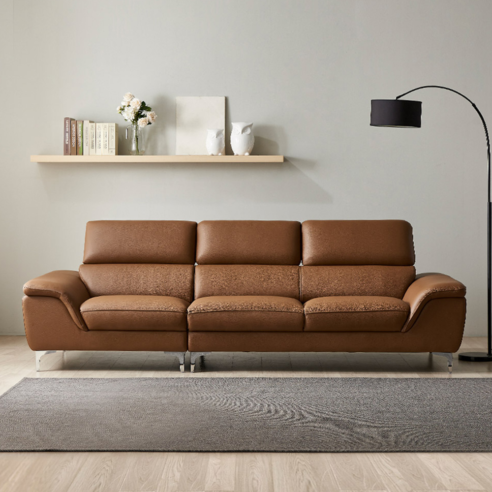 동서가구 캐니스 무빙헤드 스툴미포함, 카멜, 4인용