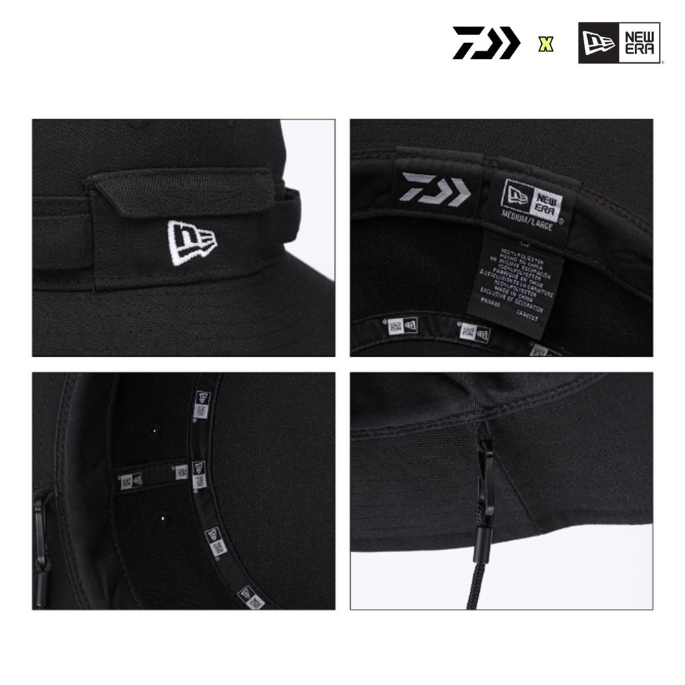 다이와 25SS 벙거지 DC-6025NK 베이직 숏바이져 뉴에라 콜라보 블랙 L-XL (611261) - 상세 이미지 4