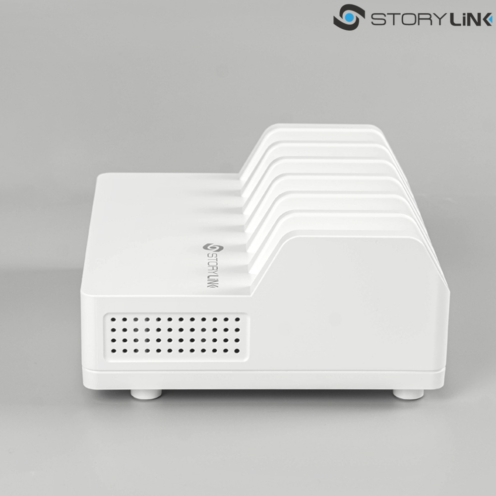 업소용 멀티충전기 C타입 6포트 멀티고속충전기 USB 멀티포트충전기 카페 108W QC6P - 상세 이미지 4