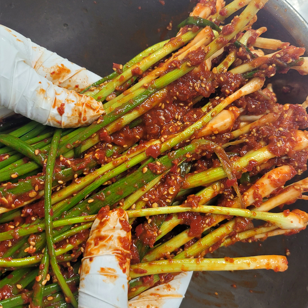 통영할매 명품 파김치 1kg 국내산 - 메인 이미지