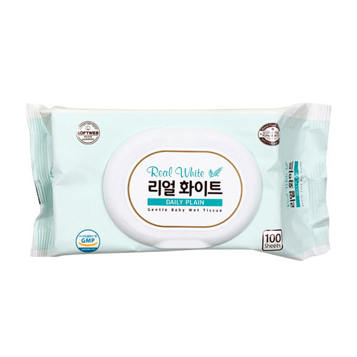 [양재하나로 출고] 리얼화이트물티슈 100매캡형 : 이하나클럽