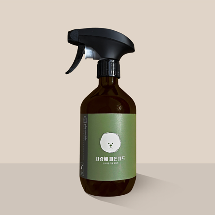 사랑애 강아지 반려동물 탈취제 피톤치드 편백 500ml - 상세 이미지 3