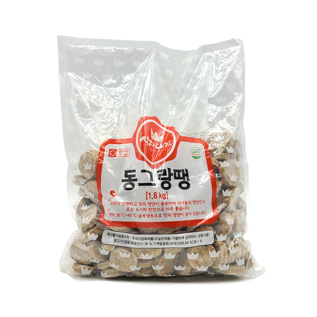 [양재하나로 출고] 푸드피아 식자대감동그랑땡1.8KG : 이하나클럽