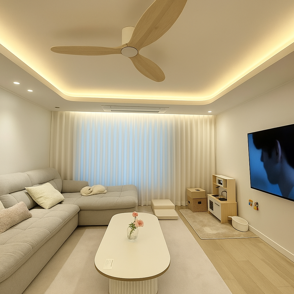 셀프 LED 커튼박스 리모컨 간접조명 인테리어 붙이는 무선 침대 줄조명 웜화이트 2M