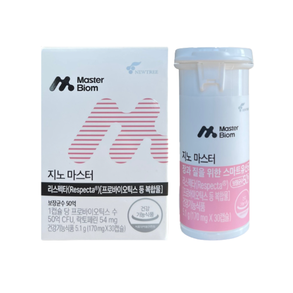 뉴트리 마스터바이옴 지노마스터 170mg X 30캡슐 : 모레또