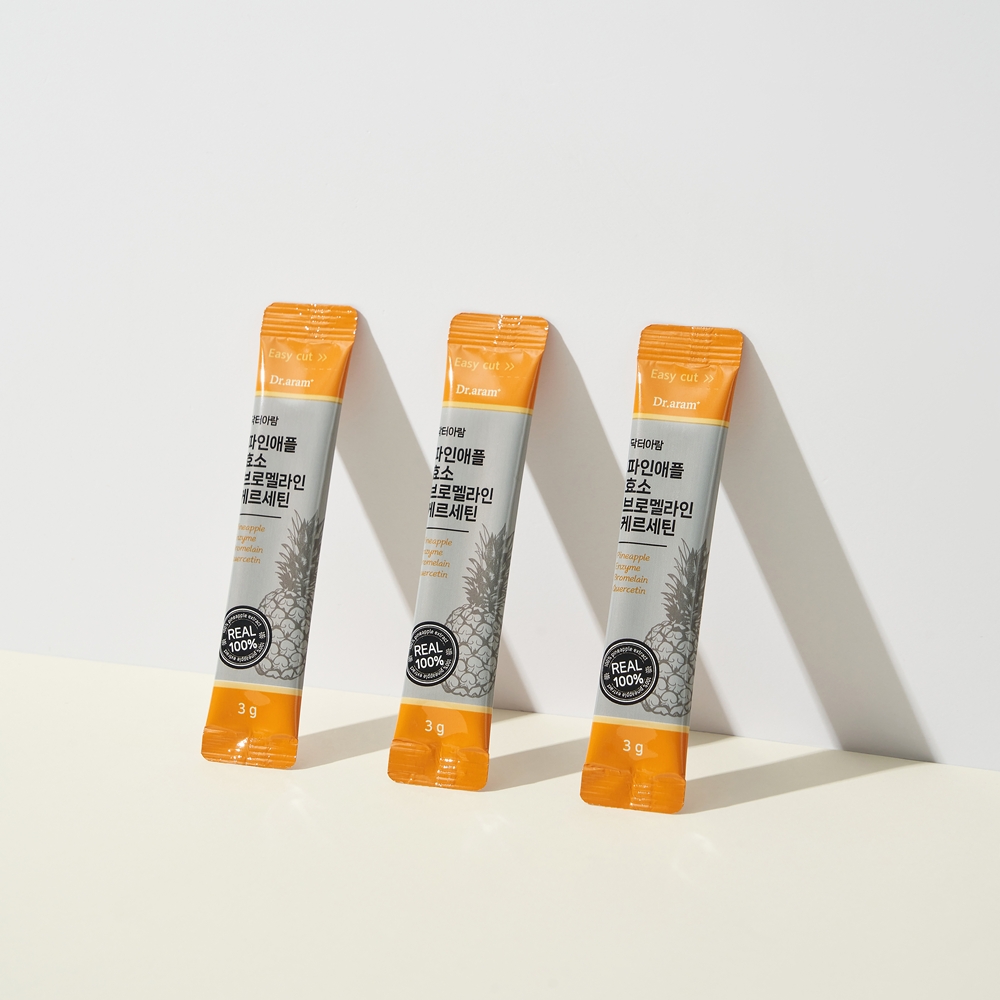 브로멜라인 파인애플 효소 퀘르세틴 케르세틴 닥터아람 3g x 30포 - 상세 이미지 5