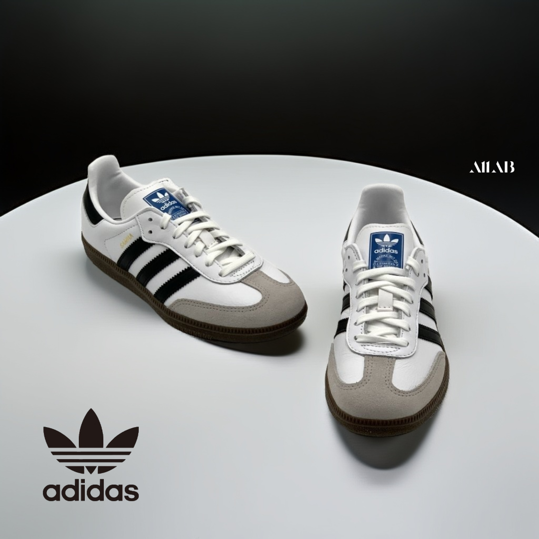 [국내매장판] 아디다스 키즈 삼바 스니커즈 운동화 패밀리 가족 초등학생 어린이 신발 멀티화이트, 190