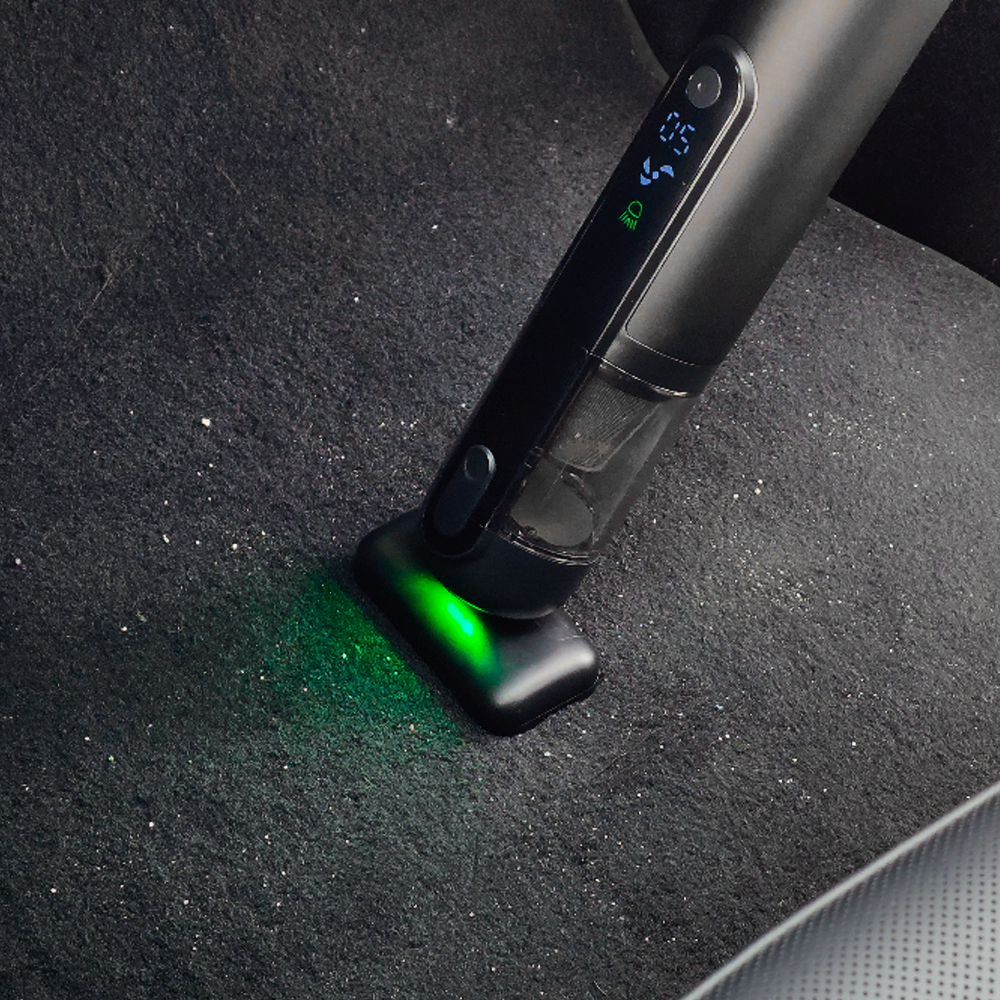 픽스 차량용 핸디 그린라이트 무선 청소기 에어건 19000Pa 강력 진공 흡입 자동차 실내 LED S16