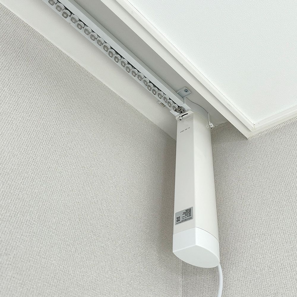 창안애 자동 전동 커텐 일반형 맞춤 커튼레일 1~200 한쪽열림