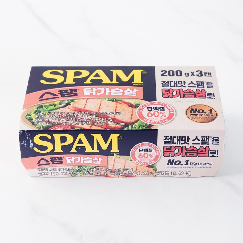 메가마트 CJ 스팸 닭가슴살 200gx3