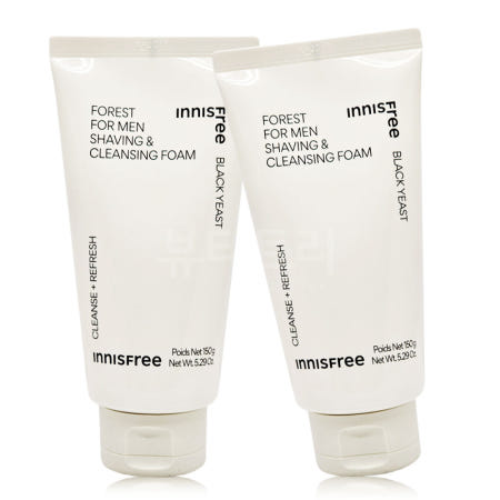 이니스프리 포레스트 포맨 쉐이빙 클렌징 폼 150g X 2개