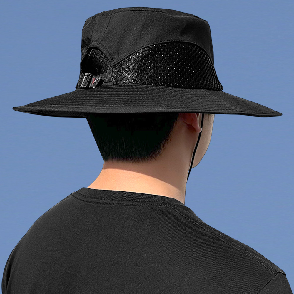 58cm/62cm 샤이니디어 빅사이즈 매쉬 나일론 사파리 대두 벙거지 정글 모자 사파리햇 - 상세 이미지 3