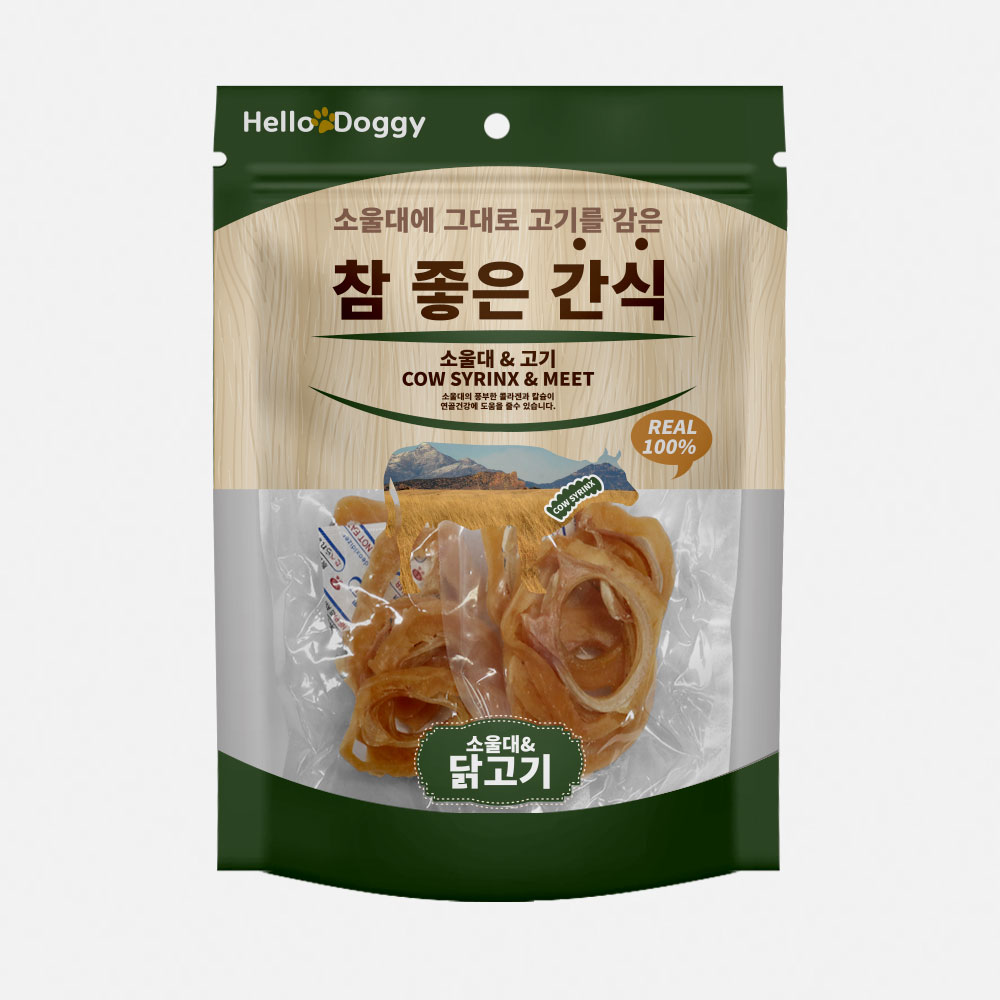 헬로도기 참좋은간식 스트레스 해소 소울대 닭고기 80g - 상세 이미지 2